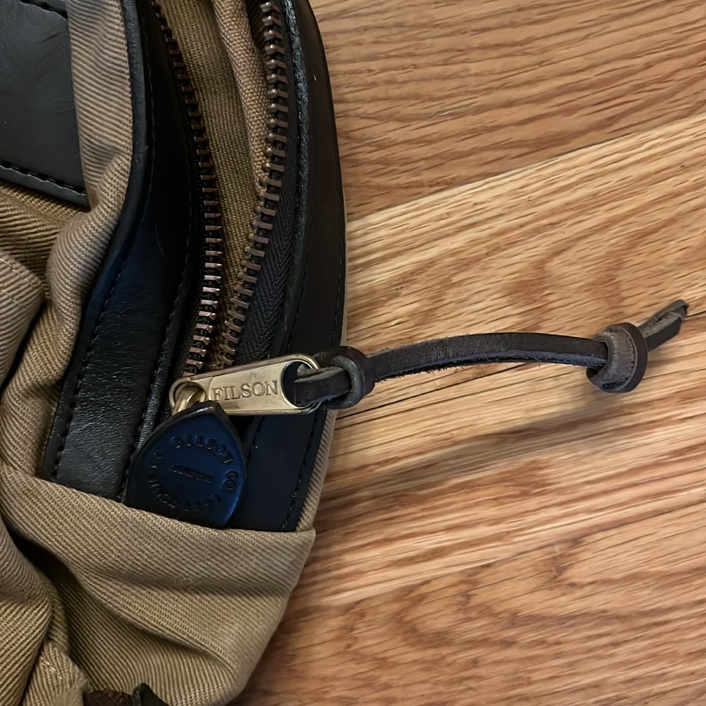 Filson Rugged Twill Rucksack Backpack Tan - Picture 14 of 16